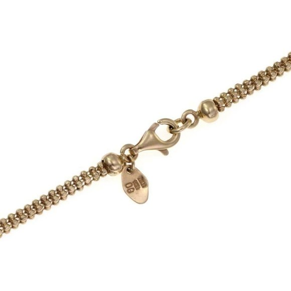 Estate 14k Gold & Gemstones Ball Pendant Chain - Picture 5 of 5